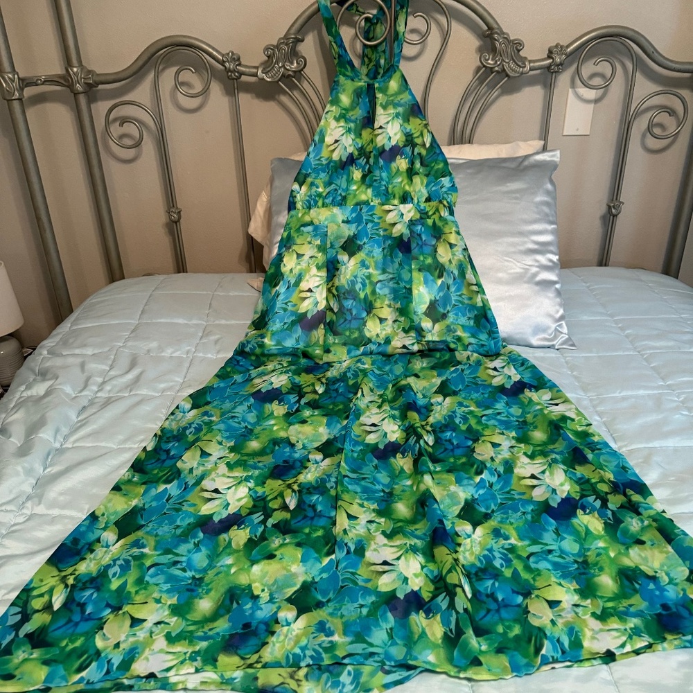 Floral floor length dress